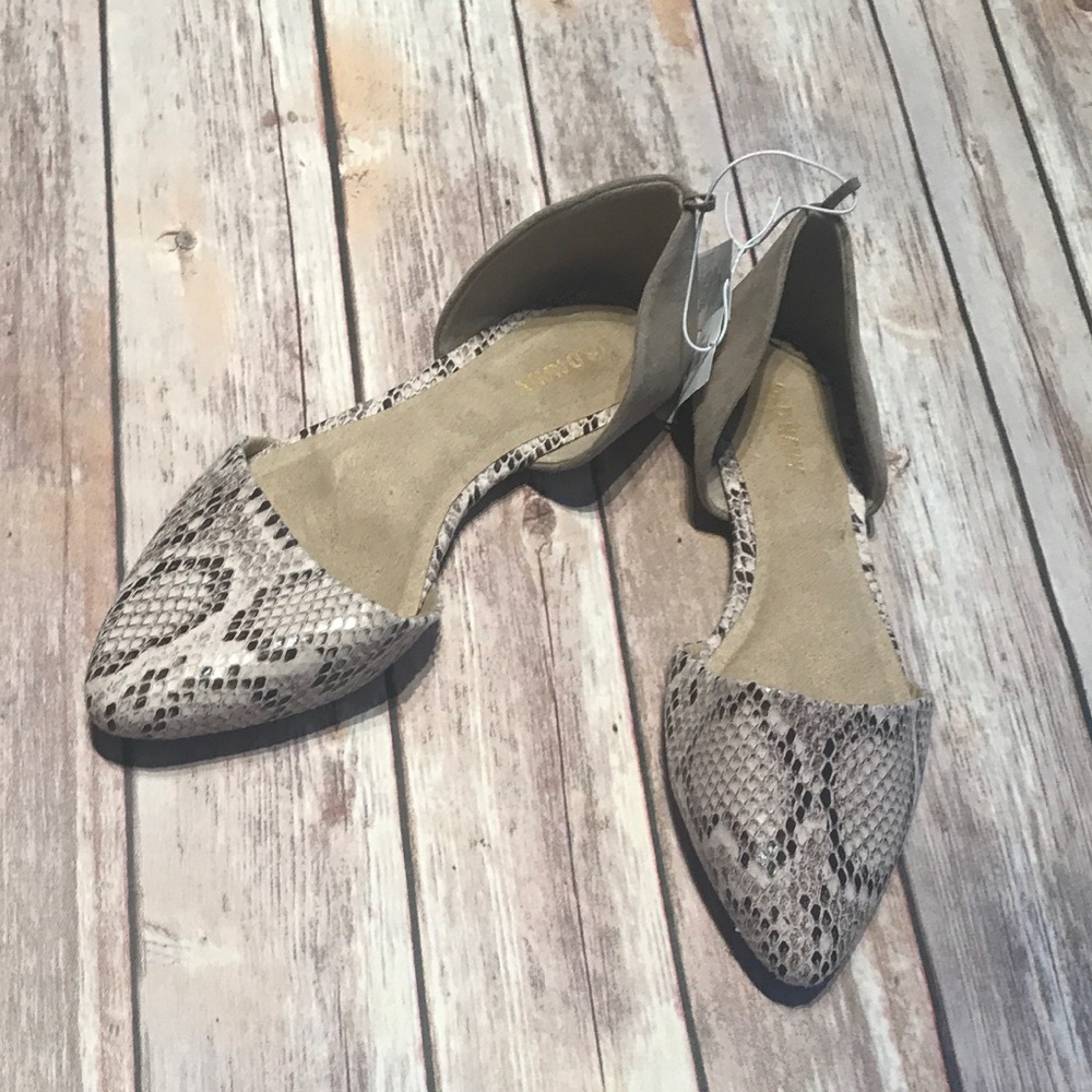 Old Navy Snakeskin Flats